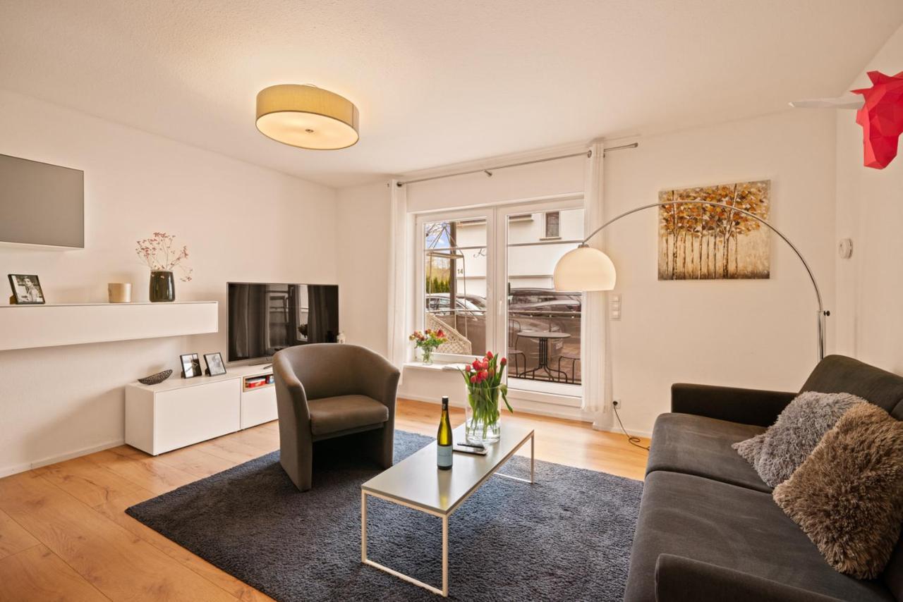 Haus Felchen - Apartment 2 - Auenwald - Mit Priv Strandzugang Friedrichshafen Exteriör bild